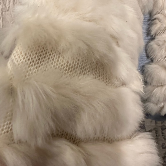 BCBG MaxAzria Rabbit Fur Sweater - Picture 2 of 4